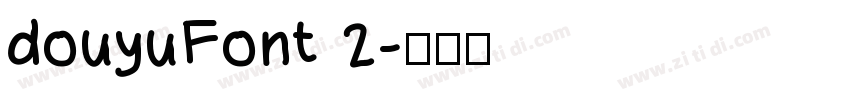 douyuFont 2字体转换